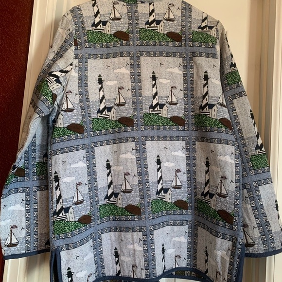 Vintage Blair Woven Lighthouse Jacket Women’s Size Large - Picture 6 of 6